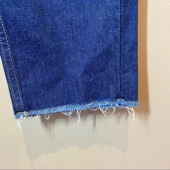 Nwt Carmar Sebastian High Waisted Raw Hem Jeans - Picture 7 of 12